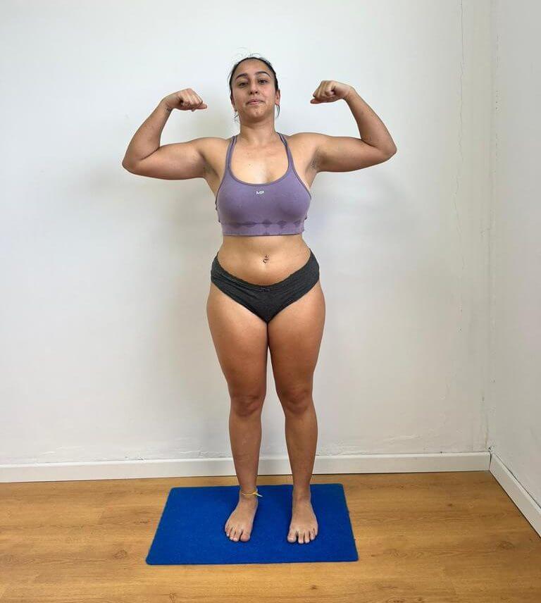 Antes de la transformación con Al Fallo Nutrition — caso 1
