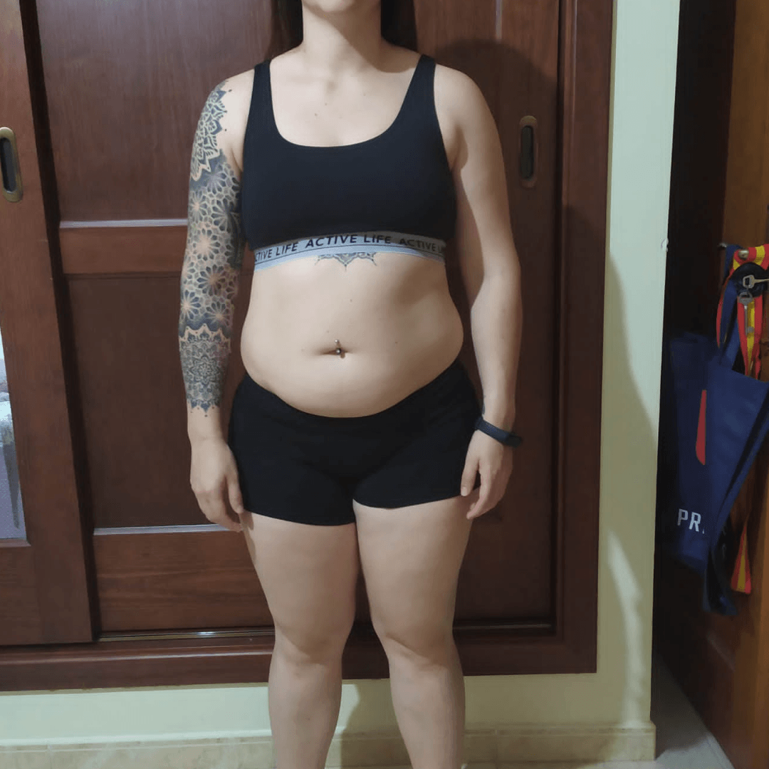 Antes de la transformación con Al Fallo Nutrition — caso 2